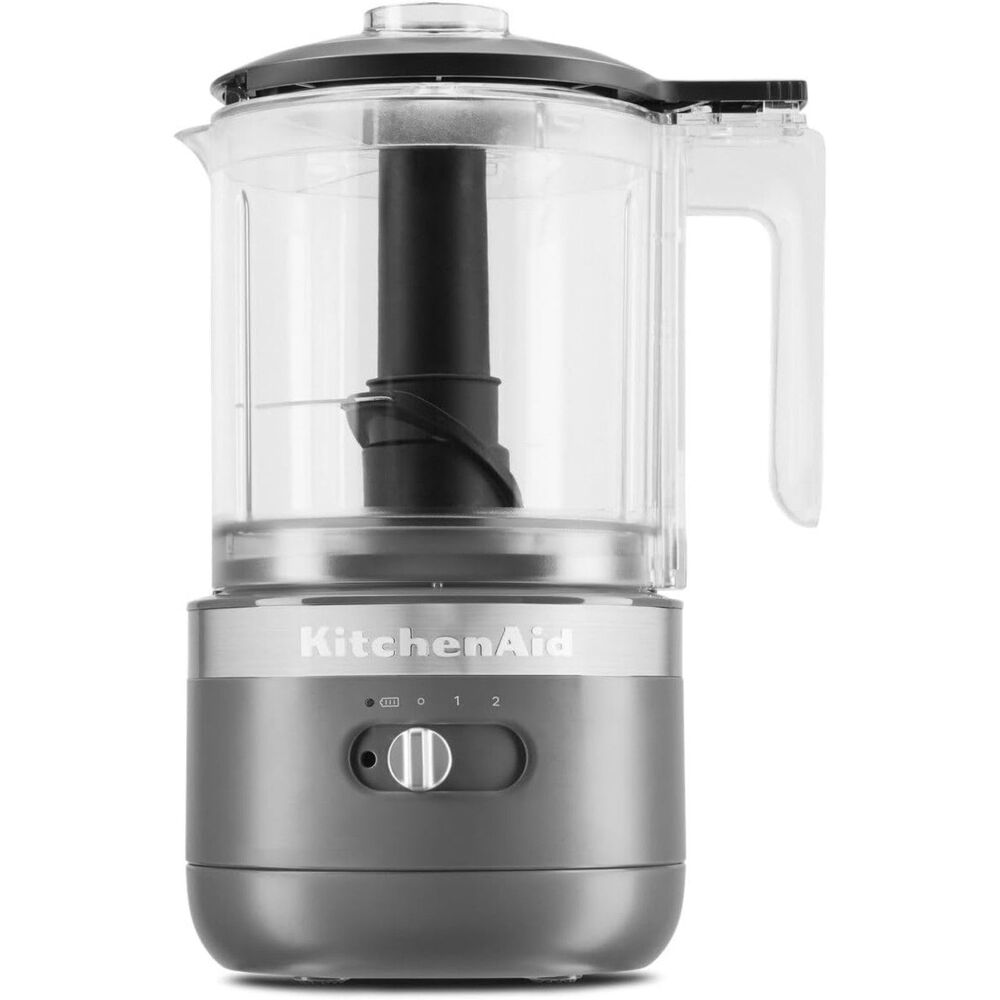 KITCHENAID 5 Cup Food Chopper Cordless KFCB519DG, Charcoal Grey
